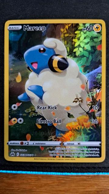 Mareep Crown Zenith Galarian Gallery CRZ GG 34 Pokémon  beschikbaar voor biedingen