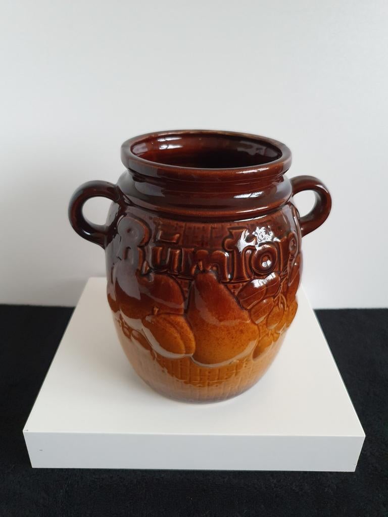 Vintage forse 70er jr. Scheurich / W-Germany keramik rumtopf, Ophalen of Verzenden