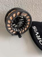 Orvis Clearwater IV reel met drijvende WF8F lijn, Ophalen of Verzenden, Zo goed als nieuw, Molen