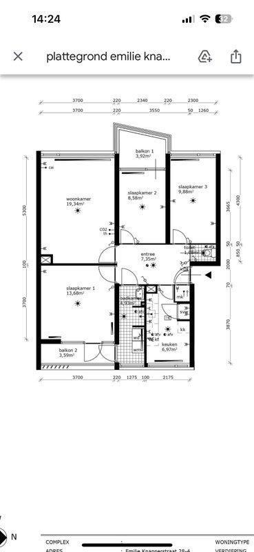 NIEUW! Woonruimte te huur Emilie Knappertstraat, Amsterdam, Huizen en Kamers, Huizen te huur