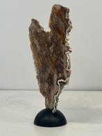 Agaat schijf op voet 20 cm, Verzamelen, Mineralen en Fossielen, Ophalen of Verzenden
