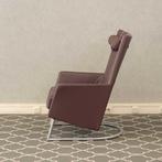 1x Montis Madonna fauteuil - aubergine, Huis en Inrichting, Fauteuils, Niet ingevuld, Niet ingevuld, Leer, Ophalen of Verzenden