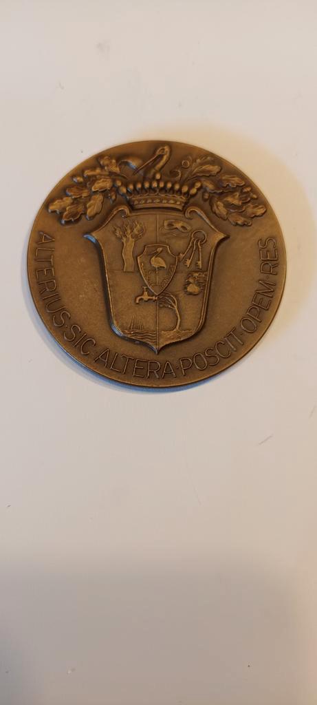 Bronzen Herdenkingspenning 1805-1955, Postzegels en Munten, Penningen en Medailles, Brons, Ophalen of Verzenden