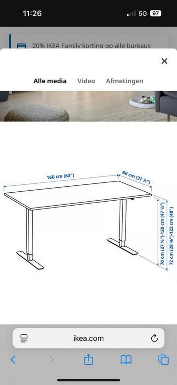 Ikea bureau's 