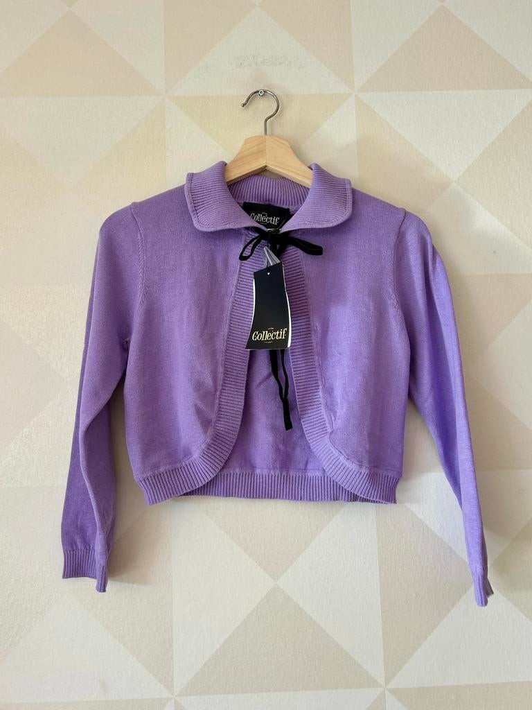 Collectif Andi bolero lila paars S/36 NIEUW, Ophalen of Verzenden, Nieuw, Maat 36 (S), Paars