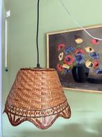 Hanglamp, hallamp, rotan, boho, Ibiza style, vintage, Huis en Inrichting, Lampen | Hanglampen, Ophalen of Verzenden, Zo goed als nieuw