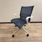 Herman Miller Setu, Grijs & Blauw TOPSTAAT!, Gaming bureaustoel, Ophalen of Verzenden, Zo goed als nieuw, Grijs