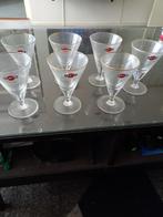7 Martini glazen jaren 50, Verzamelen, Overige typen, Gebruikt, Ophalen of Verzenden
