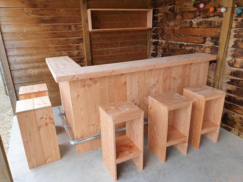 Unieke kwaliteit buitenbar van douglashout in elke maat/vorm, Huis en Inrichting, Barren, Nieuw, Ophalen
