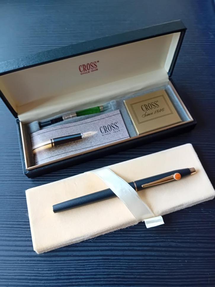 cross classic black vulpen, Verzamelen, Pennenverzamelingen, Nieuw, Vulpen, Cross, Met doosje, Verzenden