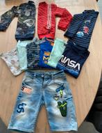 Shirts en 1 korte broek jongen maat 128/134, Verzenden, Gebruikt, Maat 128