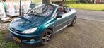 Peugeot 206 1.6 16V CC 2004 Groen, Auto's, Peugeot, 47 €/maand, Origineel Nederlands, Te koop, 14 km/l