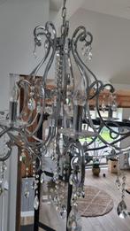 chromen kroonluchter, Huis en Inrichting, Lampen | Hanglampen, Zo goed als nieuw, Modern/ old style, Ophalen, 75 cm of meer