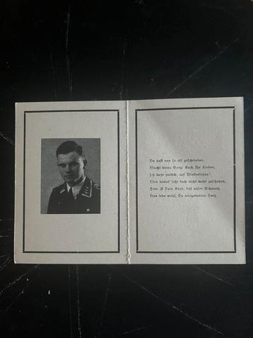 WW2 bidprentje Duitse militair Aachen/Ysselsteijn beschikbaar voor biedingen