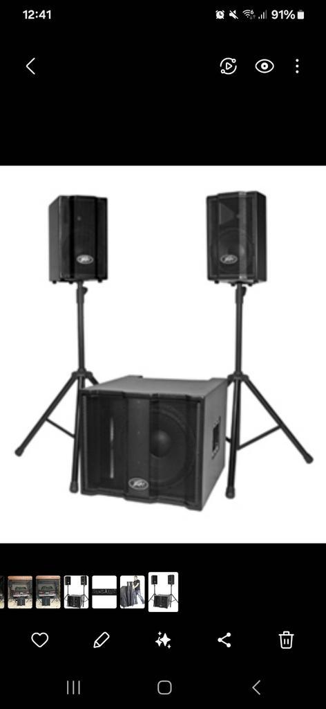 Peavy Triflex II  Geluidsysteem Nieuw, Muziek en Instrumenten, Versterkers | Keyboard, Monitor en PA, Nieuw, P.A., Minder dan 500 watt