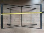 Butler tray van hout en metaal, Ophalen, Minder dan 55 cm, Gebruikt, Rechthoekig
