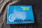 Honda CB750 K2 1973 motorcycle owner's manual CB 750 SOHC, Ophalen of Verzenden, Honda