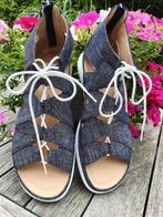 Nieuwe Hartjes sandalen, blauw, 42, geschikt voor steunzolen, Nieuw, Sandalen of Muiltjes, Blauw, Hartjes