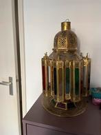 Marokkaanse Lamp lantaarn met glas GROOT formaat, Ophalen