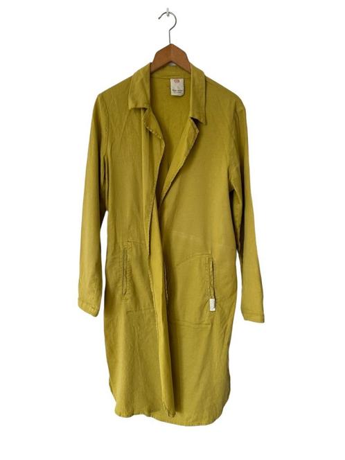 Penn & Ink vest linnen geel M, Kleding | Dames, Truien en Vesten, Zo goed als nieuw, Maat 38/40 (M), Geel, Ophalen of Verzenden