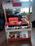 HoutenHema winkeltje/ Hema kraam hout met eten en mandje, Kinderen en Baby's, Speelgoed | Houten speelgoed, Ophalen of Verzenden