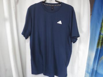 blauw aeroready  trainings t-shirt mt XL=52 van adidas beschikbaar voor biedingen