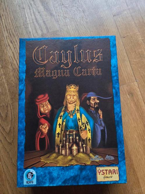 Caylus Magna Carta, Hobby en Vrije tijd, Gezelschapsspellen | Bordspellen, Zo goed als nieuw, Een of twee spelers, Drie of vier spelers