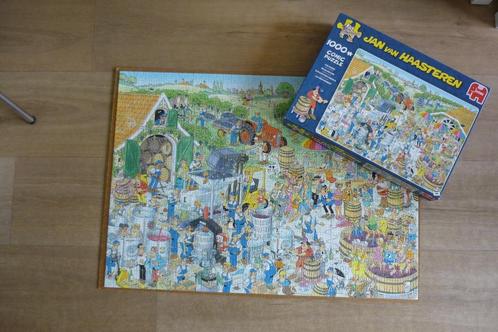 Jumbo Jan van Haasteren '' DE WIJNGAARD '' 1000 st., Hobby en Vrije tijd, Denksport en Puzzels, Gebruikt, Legpuzzel, 500 t/m 1500 stukjes