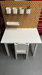 Bureautje met Achterwand & Bakjes, Kinderen en Baby's, Kinderkamer | Tafels en Stoelen, Ophalen, Gebruikt, Tafel(s)
