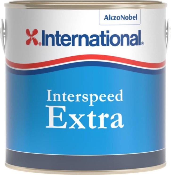 International Interspeed Extra 2,5 l. Rode antifouling, Hobby en Vrije tijd, Overige Hobby en Vrije tijd, Nieuw, Ophalen