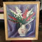 Schilderij gladiolen, Ophalen