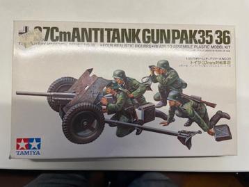Bouwdoos 1:35 Tamiya 35035 3,7cm anti tank gun PAK35/36 beschikbaar voor biedingen