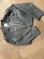 Glitterjasje zilver cropped, Ophalen of Verzenden, Zo goed als nieuw, Maat 38/40 (M)