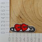 Strijk embleem applicatie Patch Veiligheidsspeld, D, Nieuw, Ophalen of Verzenden, D