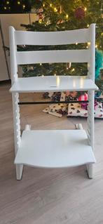 Tripp Trapp Stoel Wit Compleet met Anti-Kiep, Kinderen en Baby's, Kinderstoelen, Ophalen, Gebruikt, Meegroeistoel, Gordel(s)