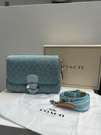 Denim Coach tas met doos, Sieraden, Tassen en Uiterlijk, Tassen | Schoudertassen, Ophalen of Verzenden, Nieuw, Blauw, Overige merken