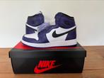 Jordan 1 Retro High Court Purple White (GS) maat 40, Kleding | Dames, Schoenen, Wit, Nike, Nieuw, Ophalen of Verzenden