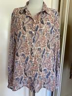 blouse Esqualo 42 creme/blauw/roze, Maat 42/44 (L), Esqualo, Zo goed als nieuw, Verzenden