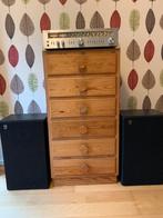 Vintage Phillips Tuner/Versterker met Boxen, Overige merken, Gebruikt, Ophalen of Verzenden, Minder dan 60 watt