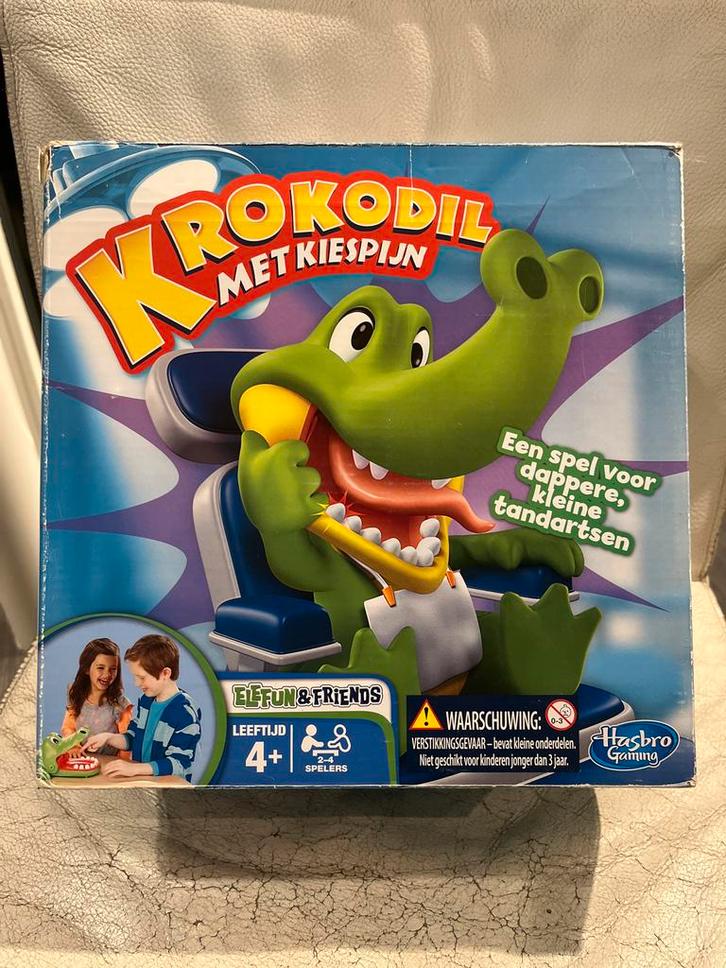 Krokodil met Kiespijn - Hasbro, Hobby en Vrije tijd, Gezelschapsspellen | Bordspellen, Nieuw, Een of twee spelers, Ophalen