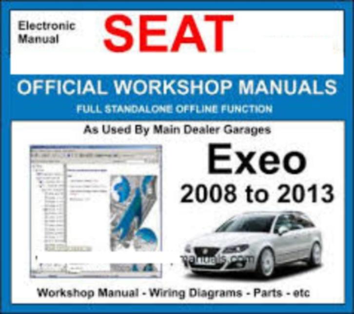 Seat Exeo 2008-2013 Elsawin Workshop manual op DVD, Auto diversen, Handleidingen en Instructieboekjes, Verzenden