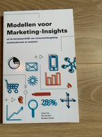Modellen voor marketing insights Anita Cox, Ophalen of Verzenden, Zo goed als nieuw, Economie en Marketing, Anita Cox