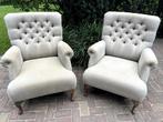 2 fauteuils (Goossens Meubelen), Ophalen, Hout, Gebruikt, 75 tot 100 cm