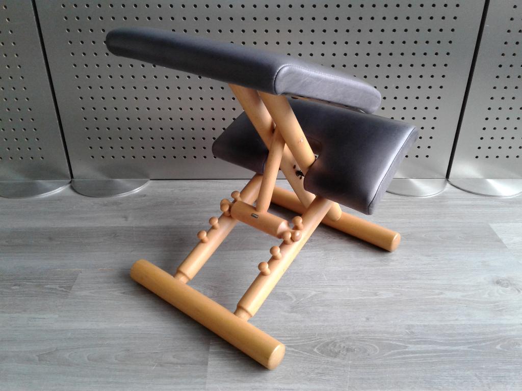 Stokke (Variér) Multi Balans (Grijs Leder), Zeer Mooi!, Huis en Inrichting, Bureaustoelen, Ophalen of Verzenden, Zo goed als nieuw