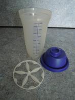 TUPPERWARE shaker 500 ml, Ophalen of Verzenden, Nieuw, Blauw, Beker of Kan