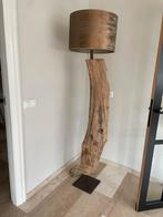 Fraaie boomstamlamp elite, Huis en Inrichting, Lampen | Vloerlampen, Ophalen of Verzenden, Zo goed als nieuw, Hout, 150 tot 200 cm