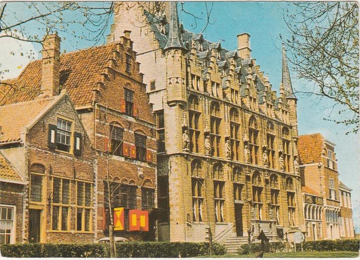 VEERE Stadhuis, Verzamelen, Ansichtkaarten | Nederland, Gelopen, Zeeland, 1960 tot 1980, Verzenden