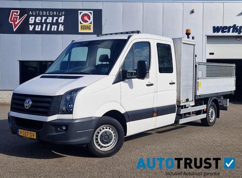 Volkswagen Crafter 2.0 TDI KIPPER TREKHAAK 6-ZITPLAATSEN 350, Auto's, Bestelauto's, Bedrijf, Te koop, ABS, Airconditioning, Alarm