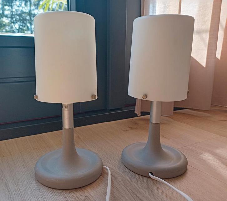 Ikea tafellamp schemerlamp ikea b0010. 2x, Huis en Inrichting, Lampen | Tafellampen, Minder dan 50 cm, Kunststof, Ophalen of Verzenden