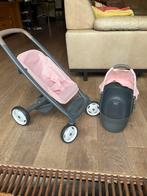Poppenwagen Smoby incl twee poppen, Ophalen of Verzenden, Zo goed als nieuw, Babypop